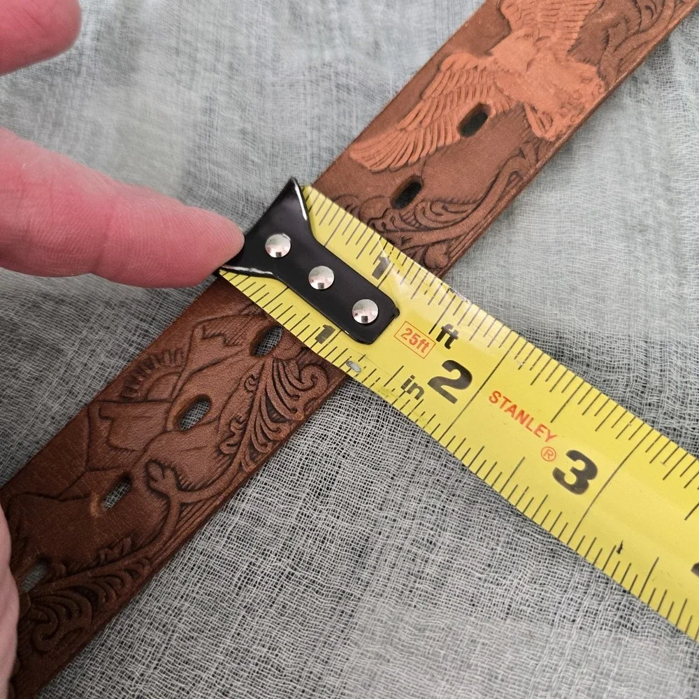 USAccessories Youth Hand Painted Genuine Leather Belt  24